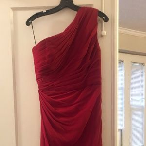 Monique Lhuillier Cranberry 450181 Dress Sz 12